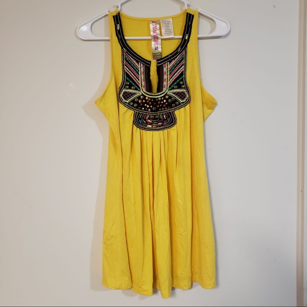 Freshly brewed Sleeveless Tunic top size L
